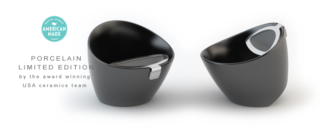magisso black teacup